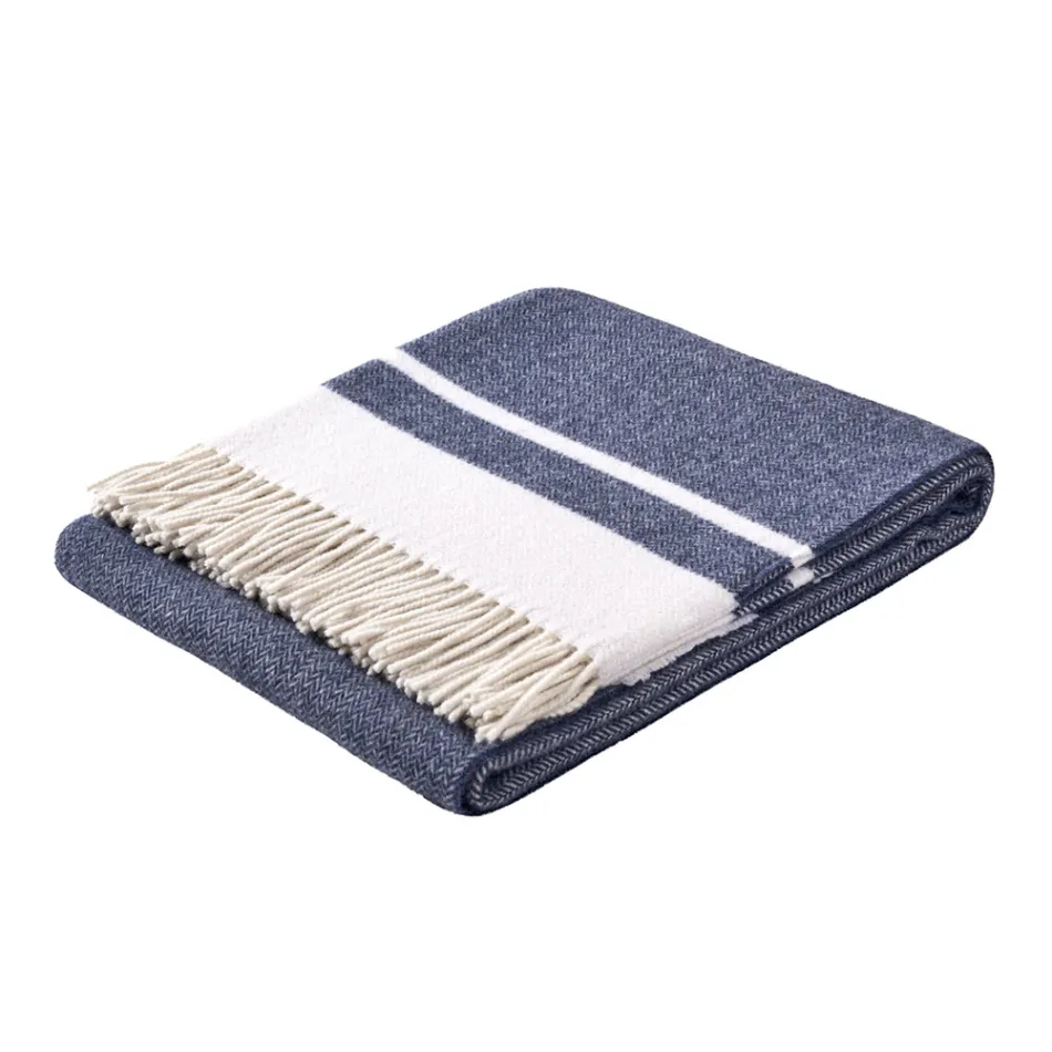 Plaid din amestec de lână ultra-moale și pufos, fabricat în Italia - Caldoso Viadurini