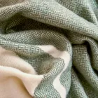 Plaid din amestec de lână ultra-moale și pufos, fabricat în Italia - Caldoso Viadurini