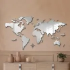 Artemia - Hartă murală din plexiglas cu 3 culori, fabricată în Italia Viadurini