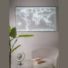 Planisferă de perete iluminată Amaris din plexiglas fabricată în Italia Viadurini