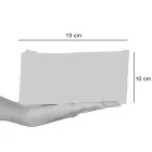 Pochette artistică imprimată manual, bucată unică din bumbac, 2 bucăți - Viadurini by Marchi Viadurini