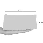 Pochette artistică imprimată manual, bucată unică din bumbac, 2 bucăți - Viadurini by Marchi Viadurini