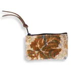 Pochette artistică imprimată manual, bucată unică din bumbac, 2 bucăți - Viadurini by Marchi Viadurini