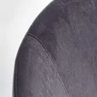 Fotoliu balansoar tapitat cu efect de catifea design scandinav - Pippy Viadurini