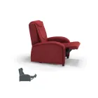 Scaun lift cu 2 motoare cu masaj shiatsu fabricat in Italia Bria Viadurini