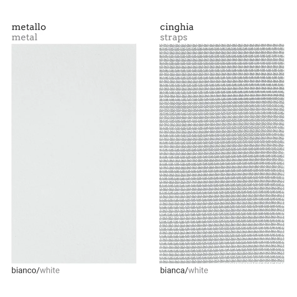 Fotoliu de exterior colț dreapta din aluminiu și curele Made in Italy - Juliediv Viadurini