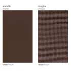 Fotoliu de exterior colț dreapta din aluminiu și curele Made in Italy - Juliediv Viadurini