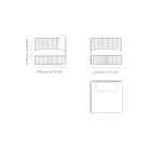 Fotoliu de exterior colț dreapta din aluminiu și curele Made in Italy - Juliediv Viadurini