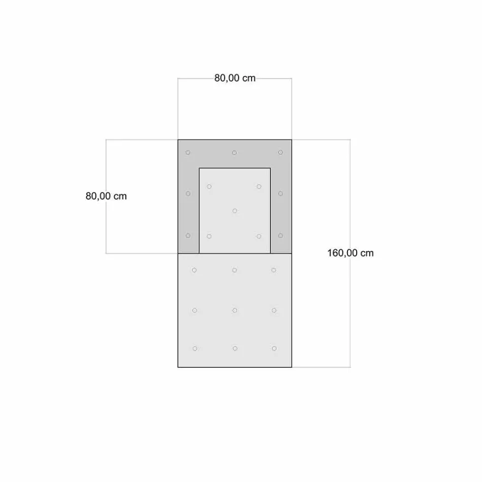 Fotoliu Etnic Design Chaise Longue în catifea gri sau albastru - fibră Viadurini