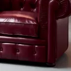 Fotoliu Clasic cu Picioare In Forma de Ceapa din Lemn de Fag Made in Italy - Spassoso Viadurini