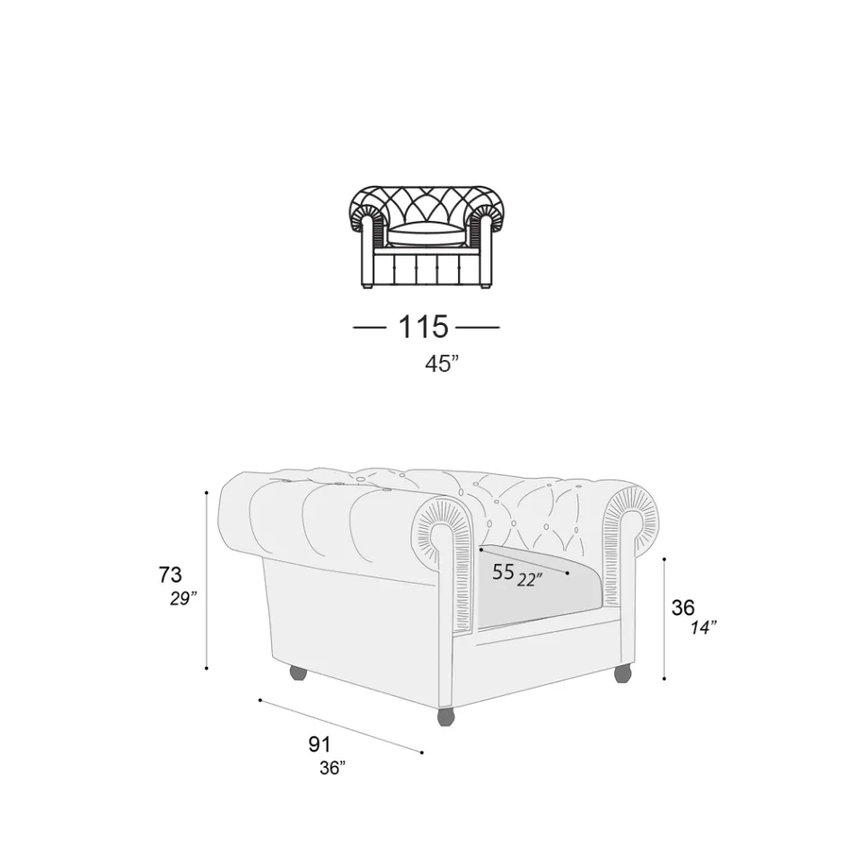 Fotoliu Clasic cu Picioare In Forma de Ceapa din Lemn de Fag Made in Italy - Spassoso Viadurini