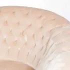 fotoliu prelucrat matlasat blană faux Balma Viadurini