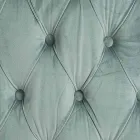 Fotoliu Clasic din Lemn Tapițat cu Efect de Catifea Homemotion - Nichy Viadurini