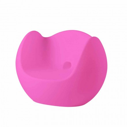 Scaun de balansoar rotund luminos Slide Blos fabricat în Italia Viadurini