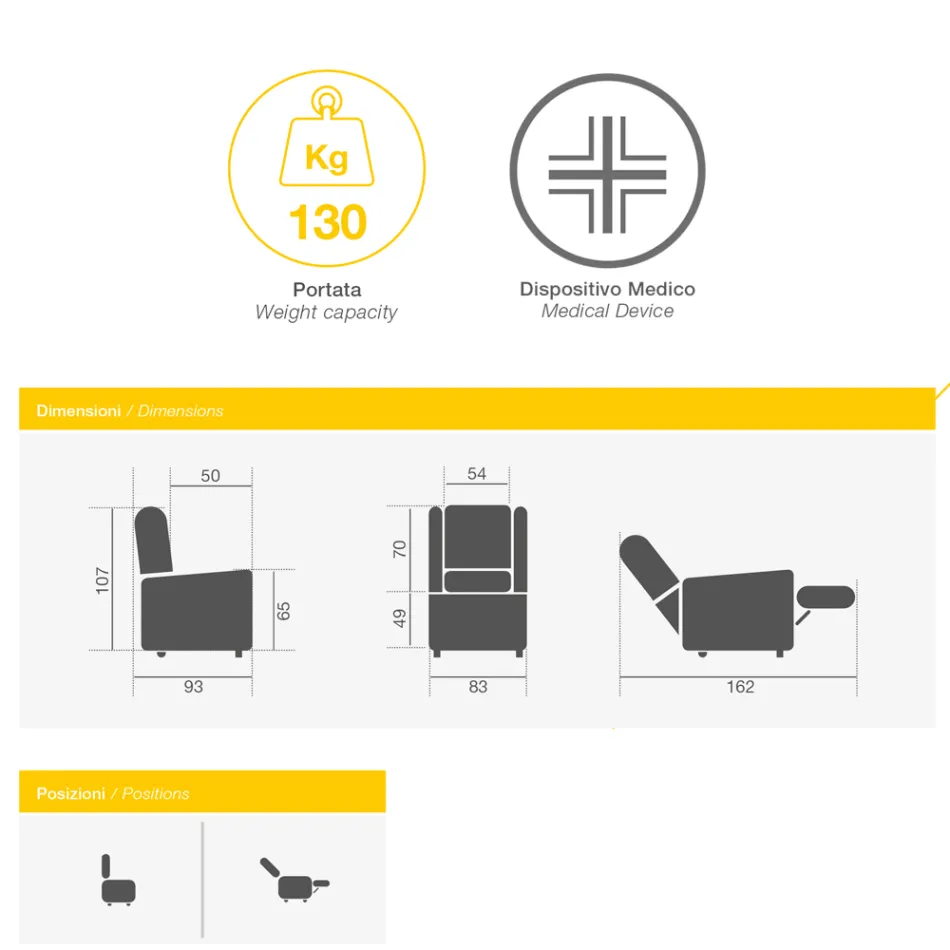 Fotoliu cu baza pivotanta din otel si suport pentru picioare Made in Italy - Valentina Viadurini