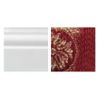 Fotoliu cu Cotiere și Structură din Lemn Lăcuit Alb Fabricat în Italia - Cat Viadurini