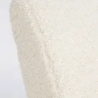 Fotoliu cu Cotiere din Cauciuc și Scaun Efect Lână - Patrizia Viadurini