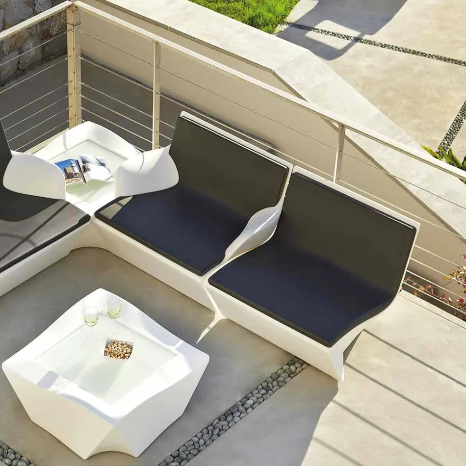 Fotoliu cu cotiere Slide Kami Design modern realizat în Italia Viadurini