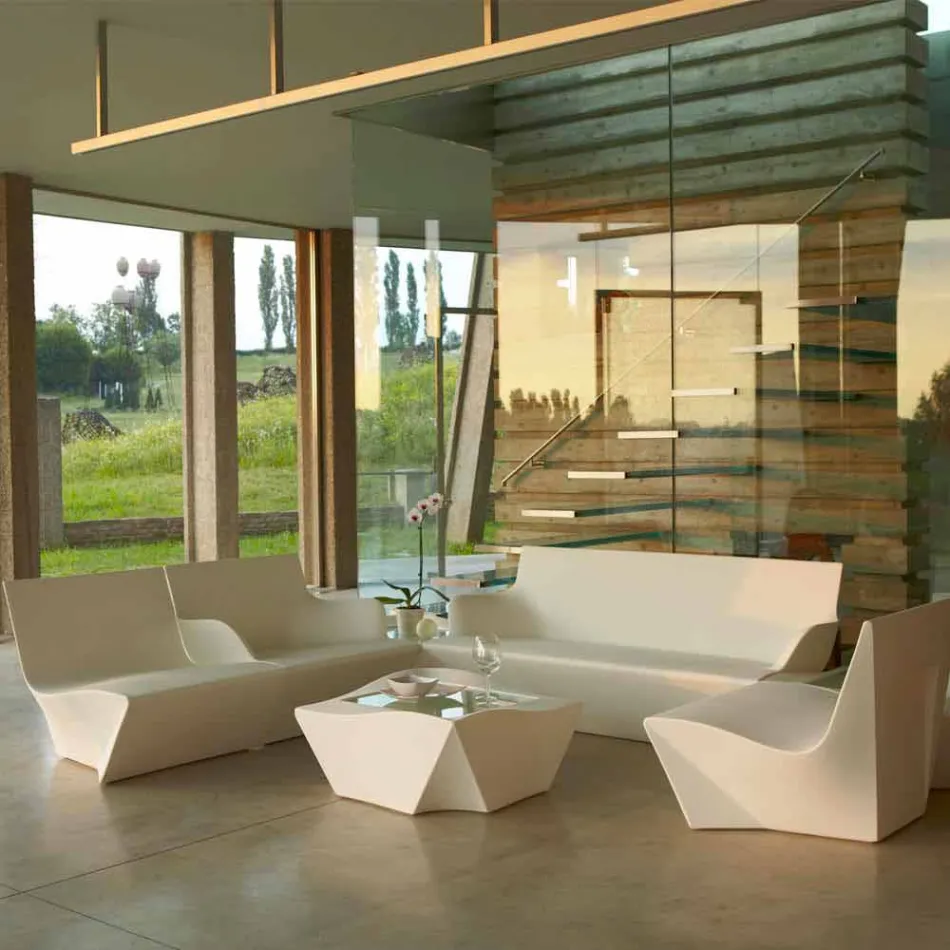 Fotoliu cu cotiere Slide Kami Design modern realizat în Italia Viadurini