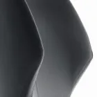 Fotoliu cu Structură din Oțel și Scaun din Piele Eco-Graphit Made in Italy - Reggio Viadurini