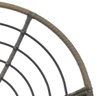 Fotoliu cu cadru din aluminiu acoperit cu Polyrattan și măsuță de cafea - Puntina Viadurini