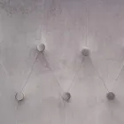 Fotoliu cu Structură Reglabilă din Oțel Cromat și Catifea - Giulia Viadurini