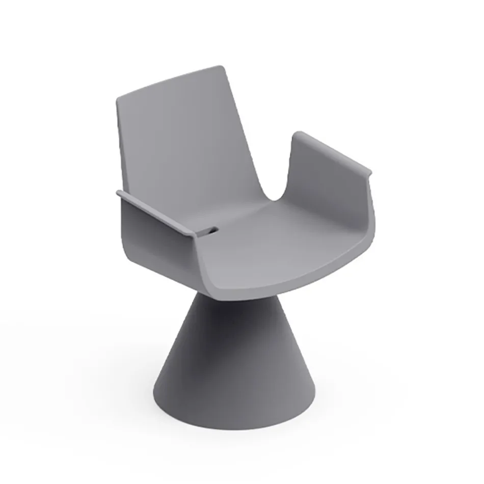 Fotoliu de exterior cu cotiere din polietilenă - Piscină Viadurini