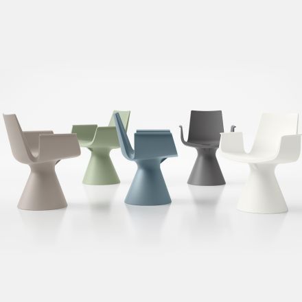 Fotoliu de exterior cu cotiere din polietilenă - Piscină Viadurini