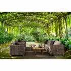Fotoliu Rattan interior și exterior de Homemotion - Ceara Design Viadurini