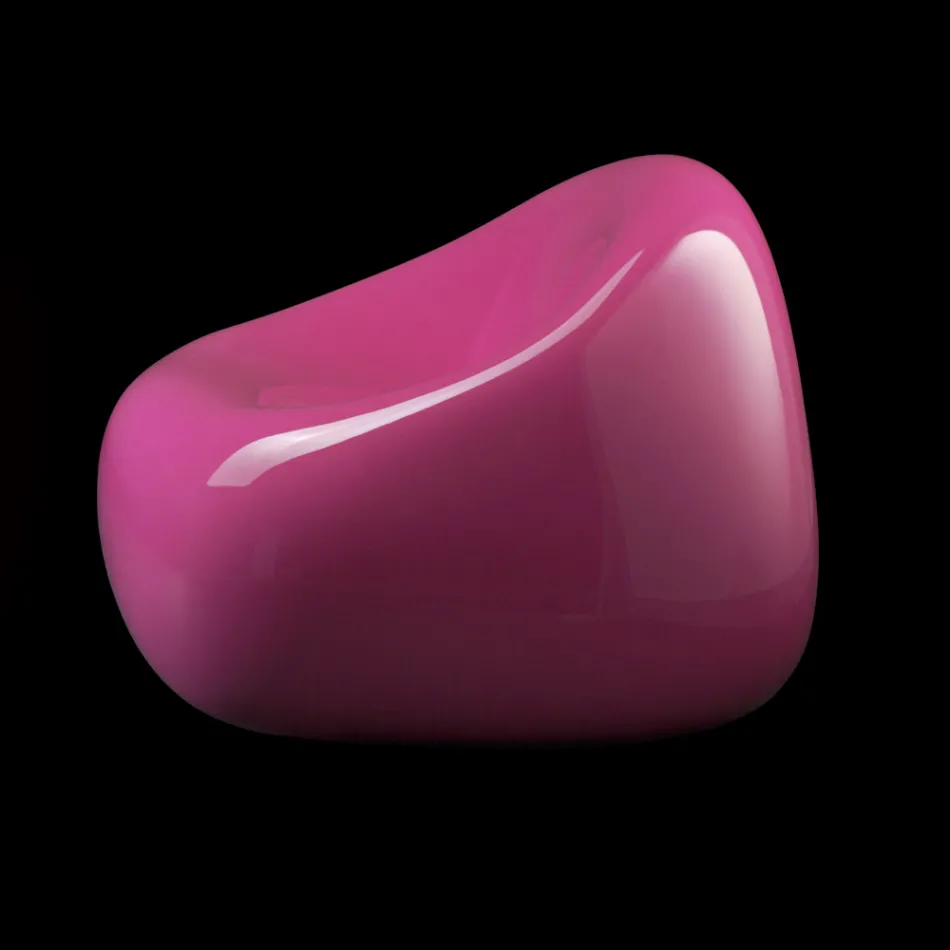 Fotoliu de exterior de design din polietilena colorata Made in Italy - Ervin Viadurini