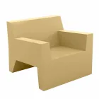 Jut de fotolii de exterior Vondom design din rășină din polietilenă Viadurini