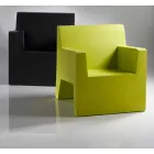 Jut de fotolii de exterior Vondom design din rășină din polietilenă Viadurini