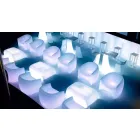 Blow Vondom rășină polietilenă rășină fotolii exterioare, design Viadurini