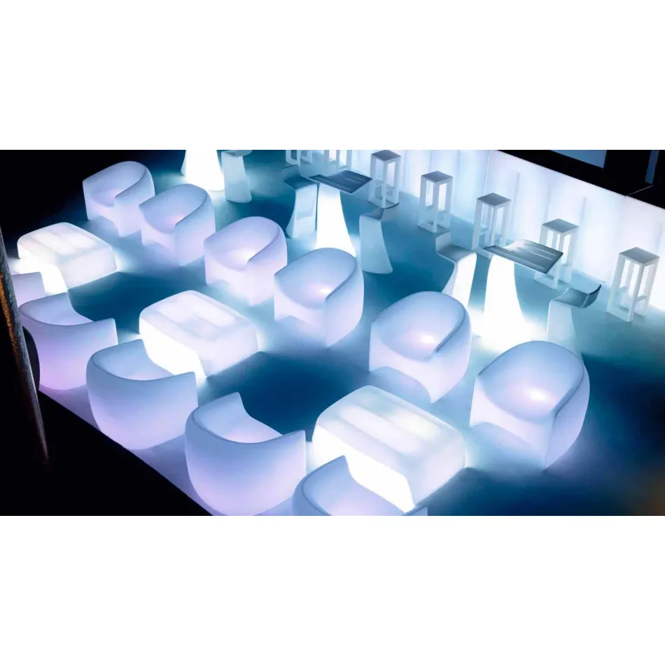 Blow Vondom rășină polietilenă rășină fotolii exterioare, design Viadurini