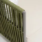 Fotoliu Exterior din Aluminiu si Tesatura - Eugene Viadurini