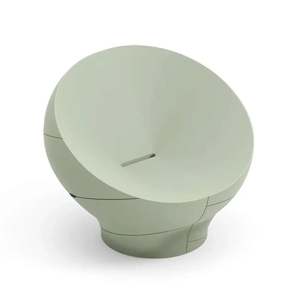 Fotoliu de exterior din polietilenă disponibil în diverse culori - Prosop Viadurini