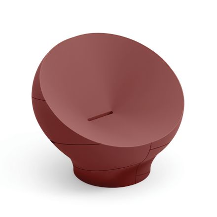 Fotoliu de exterior din polietilenă disponibil în diverse culori - Prosop Viadurini