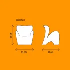 Fotoliu din plastic colorat pentru exterior sau interior - Lily de Myyour Viadurini