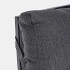 Fotoliu reclinabil de exterior din țesătură și aluminiu, 2 bucăți - Nathy Viadurini