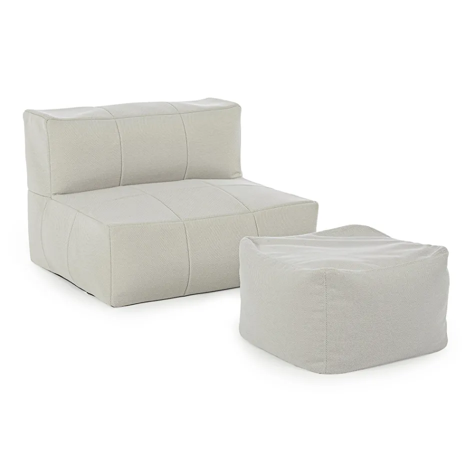 Fotoliu Exterior Imbracat in Tesatura Detasabila, Homemotion - Lydia Viadurini