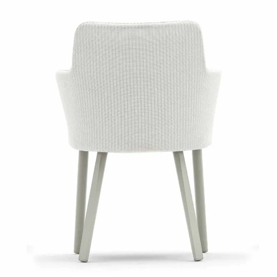 Design Varaschin Emma fotoliu exterioară din aluminiu și țesătură Viadurini