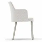 Design Varaschin Emma fotoliu exterioară din aluminiu și țesătură Viadurini