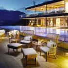 Varaschin Emma tapițat fotoliu în aer liber de design modern Viadurini