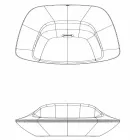 Fotoliu fotoliu fotoliu de gradina contemporan Ufo de Vondom Viadurini