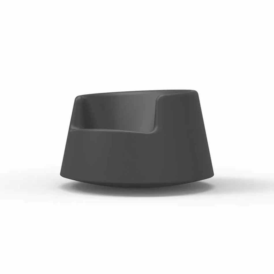 Modern fotoliu de grădină de design ruletă Vondom în polietilenă Viadurini