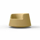 Modern fotoliu de grădină de design ruletă Vondom în polietilenă Viadurini