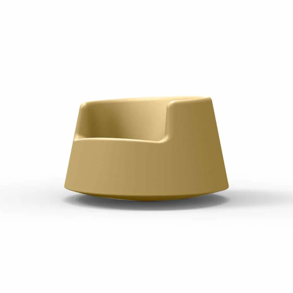 Modern fotoliu de grădină de design ruletă Vondom în polietilenă Viadurini