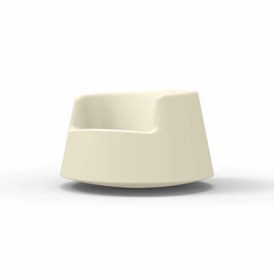 Modern fotoliu de grădină de design ruletă Vondom în polietilenă Viadurini