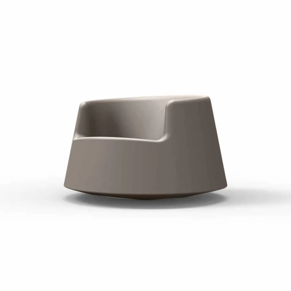 Modern fotoliu de grădină de design ruletă Vondom în polietilenă Viadurini