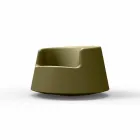 Modern fotoliu de grădină de design ruletă Vondom în polietilenă Viadurini